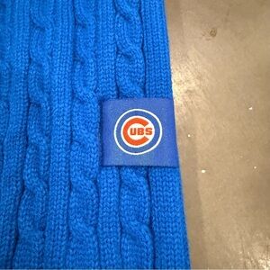 Blue Chicago Cubs Cable Knit infinity Scarf